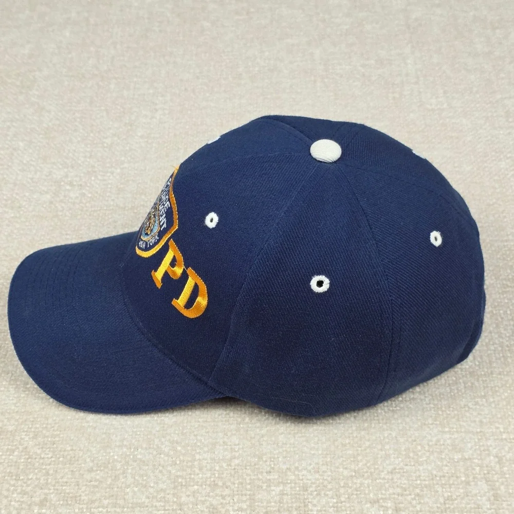 NYPD Police Department Baseball Cap Navy Blue Embroidered Hat‎ Adjustable OSFA
